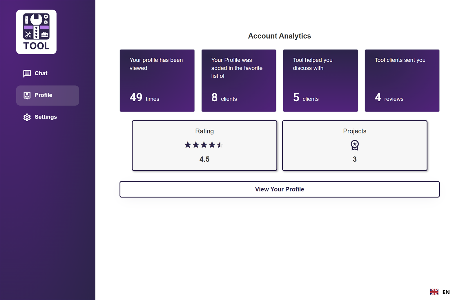 Tool Connect Web Platform Preview